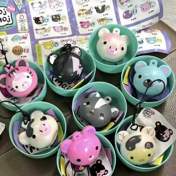 Moj Moj Innovation Series Squishy Toys Cute Soft Animal Model Stress Relief Toy Capsule Mystery Pack Blind Box Toys Kids Gifts