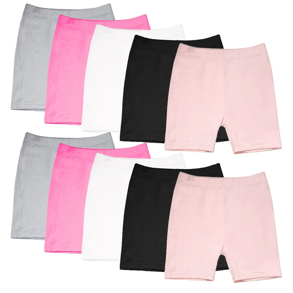 10pcs Thin Modal Girls Safety Shorts Children Cute Underwear Solid Candy Color Boxers Summer Little Kids Girl Leggings 3-12 Y