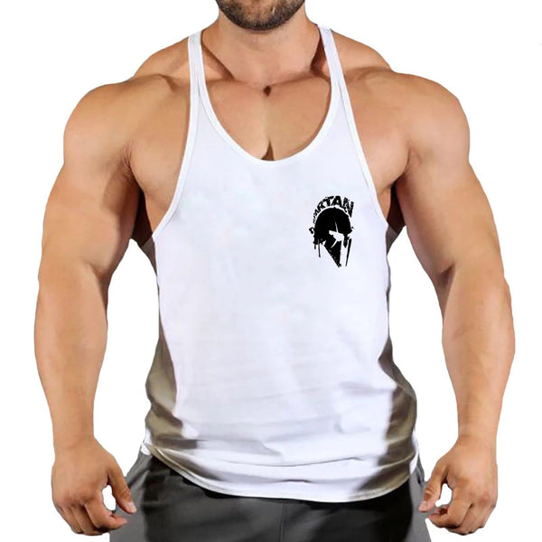 2023 New Bodybuilding Brand Jogger Gym Singlet Training Bodybuilding Tank Top Vest Shirt Sleeveless Fitness Cotton Shirt For Men