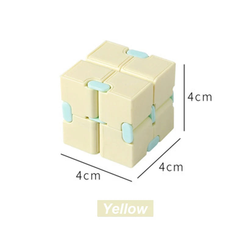 Magic Puzzle Cube Anti Stress Relief Toys for Adults Infinite Flip Funny Cube Sensory Toys for Children Special Needs Xmas Gifts