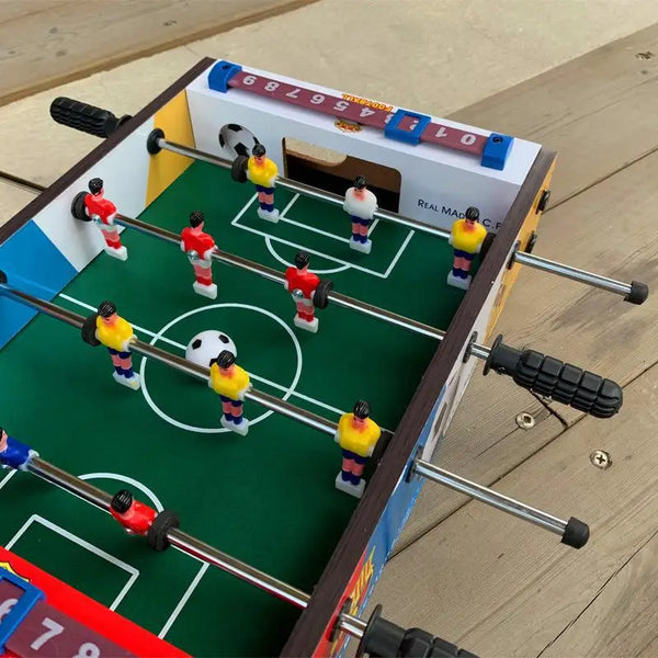 14inchMini Foosball Table Game for Kids Soccer Game Portable Table Indoor Games for Parent-Child Interactive Game Fun for Family