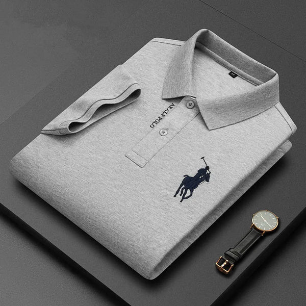 Men's Lapel POLO Shirt Summer Fashion Casual Business High Quality Comfortable Printed T-shirt Men's New POLO Shirt Clothing