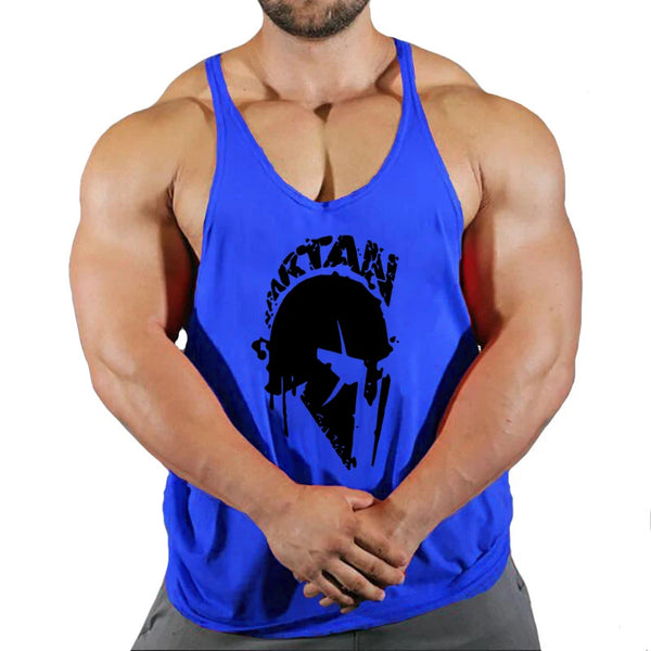 2023 New Bodybuilding Brand Jogger Gym Singlet Training Bodybuilding Tank Top Vest Shirt Sleeveless Fitness Cotton Shirt For Men