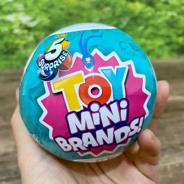 Disney 5 Surprise Capsule Toys Mini Brands Series 3 Mystery Blind Box Fashion Surprise Ball Cartoon Figures Collectible Toys