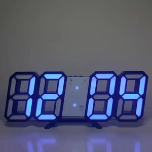 Led Digital Clock Large 3D LED Digital Clock Multifunctional Creative USB Plug-in Clock Home Decoration Desk Decor Table Alarm