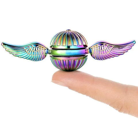 Fidget Spinner Toys Golden Snitch Metal Anti Stress Hand Spinner Toys Spinning Gyro Finger Rotation Gyroscope Toy for Kids Adult