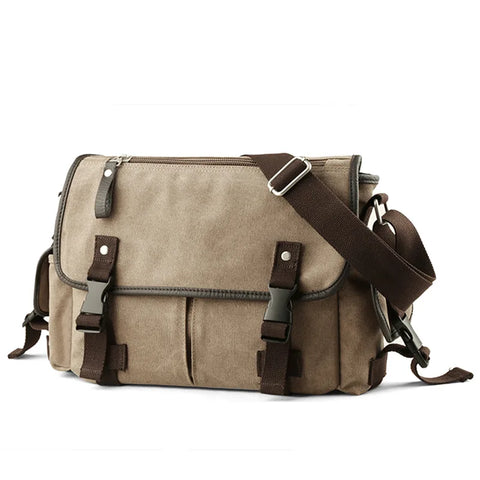 Men Canvas Shoulder Bag Male Crossbody Bag For Men‘s Sling Bag Business Handbag Messenger Bag