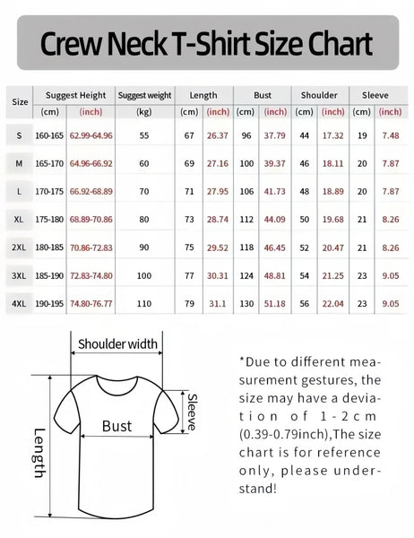 2024 Men's 100% Pure Cotton Short Sleeved T-shirt, Round Neck Top, Letter Pattern Print, Comfortable, Casual, Summer, Loose Size