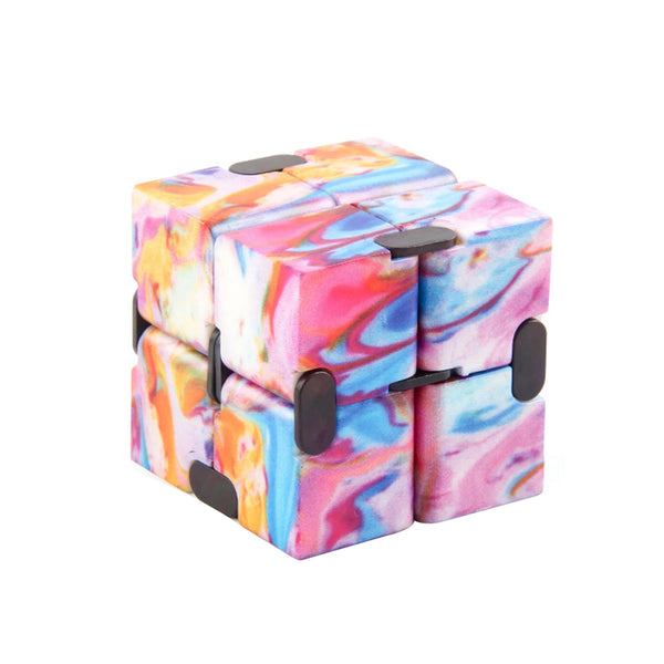 2024 New Fidget Toy Autism Anti Stress Relief Infinity Cube Magic Cube Office Flip Cubic Puzzle Stop Stress Reliever Autism Toy