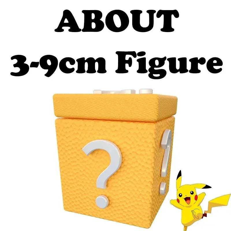 Pokemon Figure Anime Figure Blind Box Mystery Box Pikachu Charizard Gengar Lucky 10-30cm Large Figures Boxes The Best Surprise