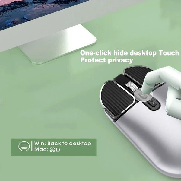 Xiaomi Mouse 2.4GHZ Wireless Bluetooth Dual Mode Computer Mouse Mute Charge Computer Office Ultra Thin Fashion Gaming Mouse New