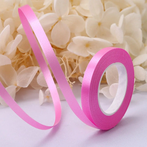 10Meter/Rolls 5mm Balloon Ribbon Party Birthday Wedding Accessorie Laser Balloon Chain Satin Ribbons Crafts DIY Party Decoration