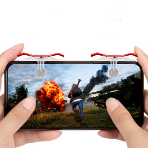 Gamepad Joystick for PUBG Mobile Controller L1 R1 Shoot Handle Gamepad for Knives Out Trigger Fire Game Joystick red ZopiStyle