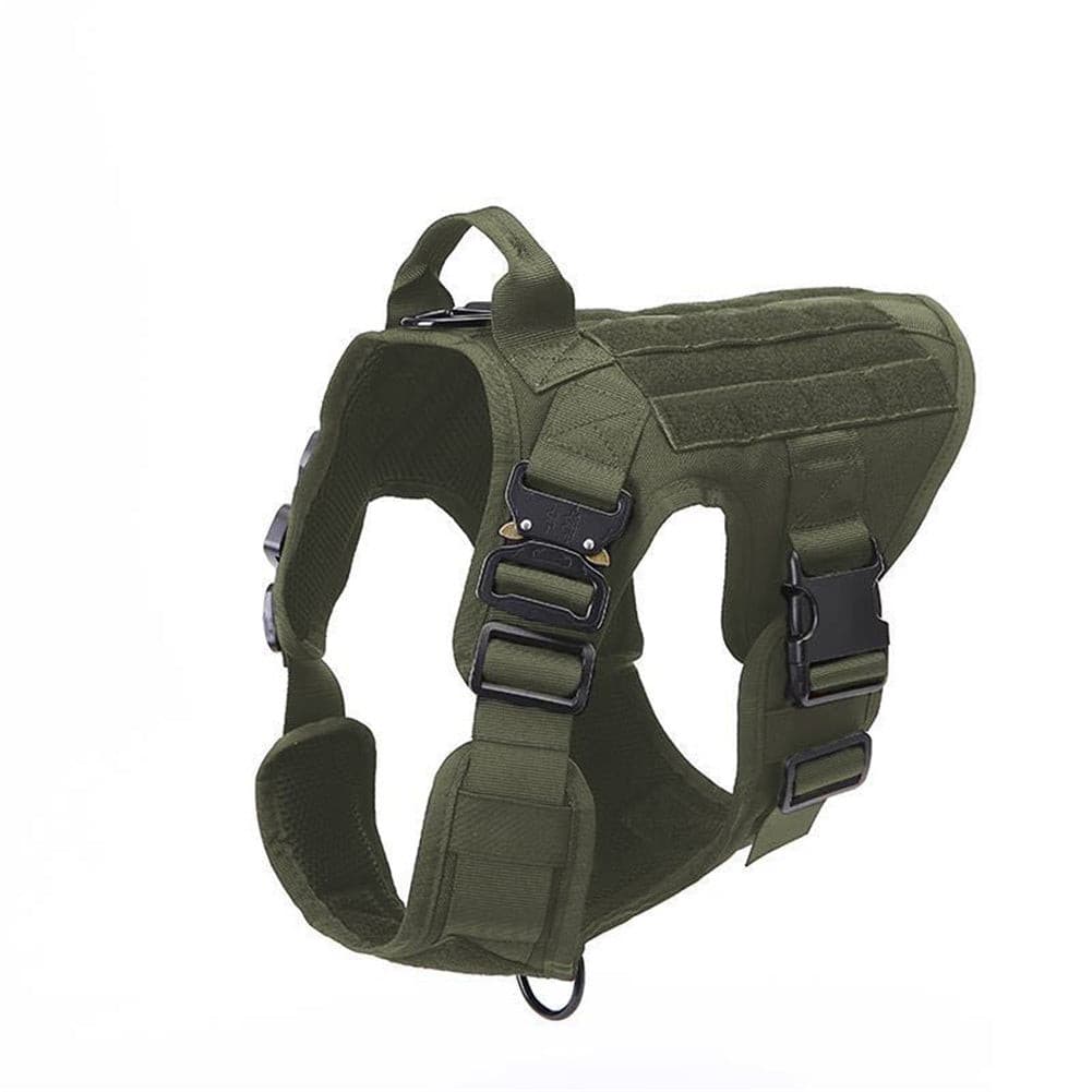 1000d Nylon Dog  Vest Outdoor Pet Vest With Buckle Quick Release Vest For Dog black_L ZopiStyle