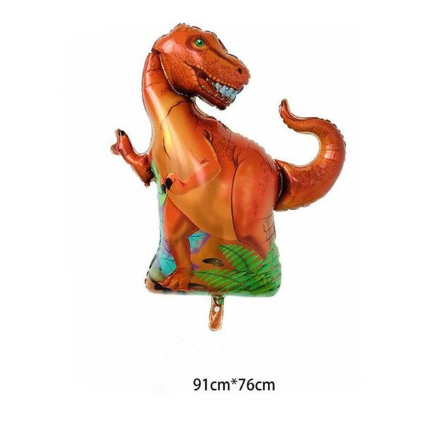 Aluminum Film Dinosaur Balloon Party Theme Decoration For Children's Birthday Party Decoration Toy Gift"" Red Tyrannosaurus ZopiStyle